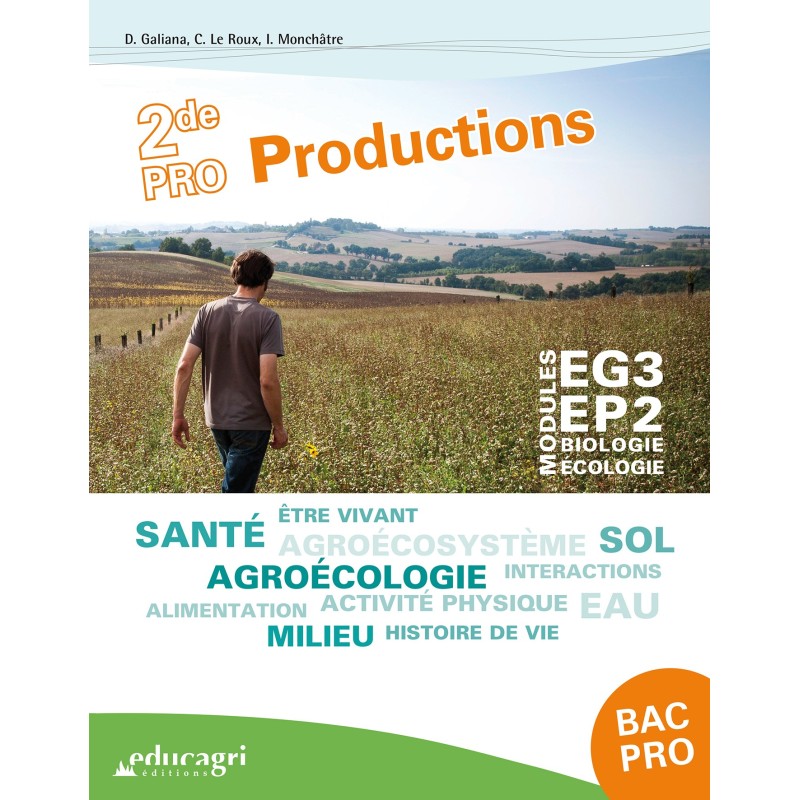 Biologie-Ecologie 2de Bac pro Productions - SC