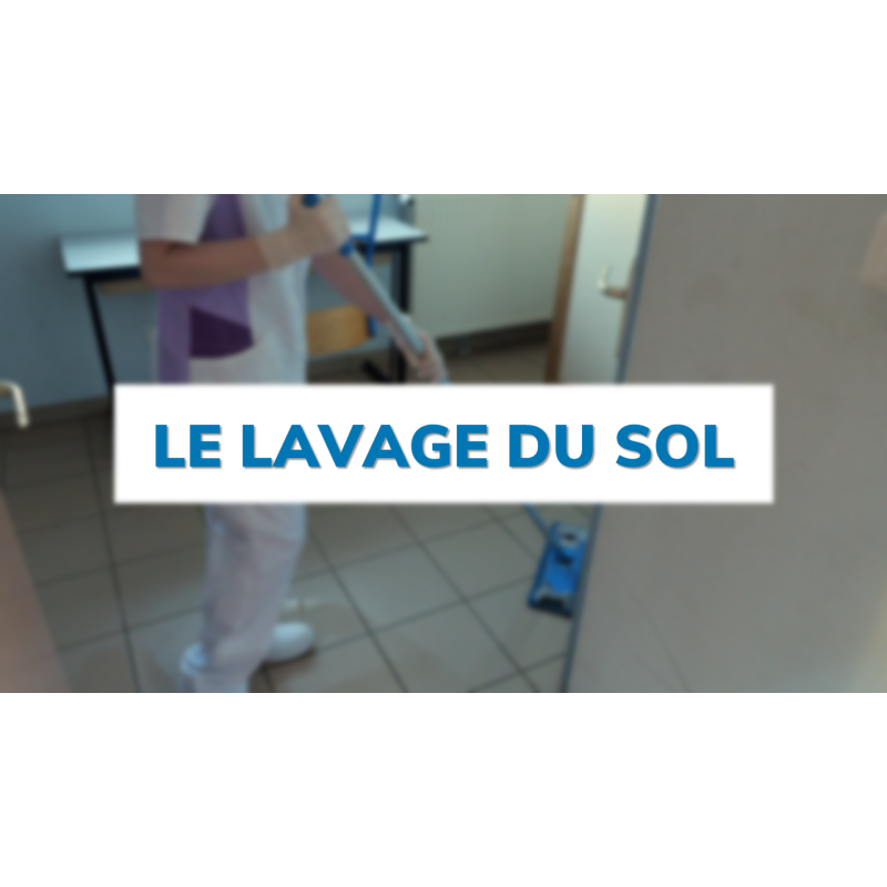 Le lavage du sol