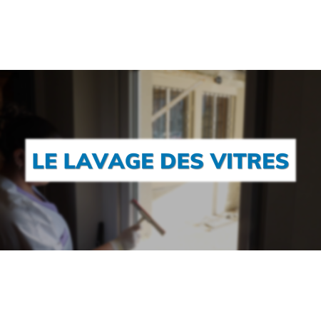Le lavage des vitres