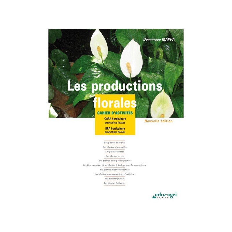 Les productions florales Les productions florales