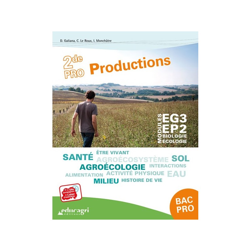 Biologie-Ecologie 2de Bac pro Productions Biologie-Ecologie 2de Bac pro Productions