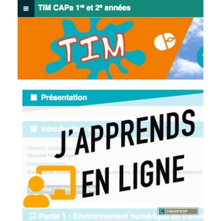 TIM CAP agricole : 1re/2e années