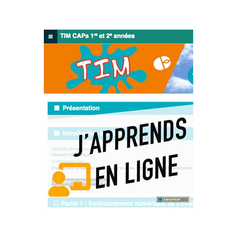 TIM CAP agricole : 1re/2e années