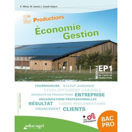 Économie Gestion 2de PRO Productions