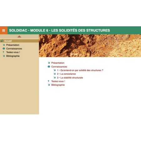 les solidités des structures